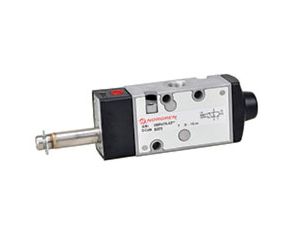 Zawór sterowany elektrycznie 3/2 monostabilny powrót sprężyną IN-LINE seri V60 (1/8 - 1/2) bez cewki Zawór sterowany elektrycznie 3/2 monostabilny powrót sprężyną IN-LINE seri V60 (1/8 - 1/2) bez cewki
