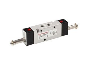Zawór sterowany elektrycznie 5/2 bistabilny IN-LINE seri V60 (1/8 - 1/2) bez cewek Zawór sterowany elektrycznie 5/2 bistabilny IN-LINE seri V60 (1/8 - 1/2) bez cewek